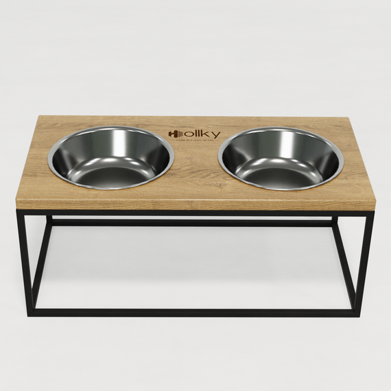 Миски на подставке для больших собак Hollky Base XL20 (2 × 1,8 л) BXL20-522620-BLNT | Зображення 4