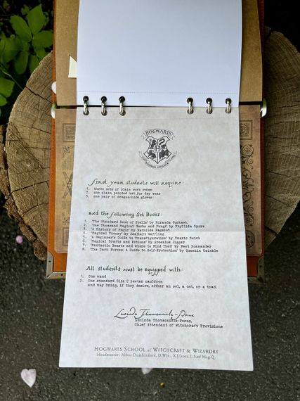 Блокнот Harry Potter “Hogwarts Binder” — магічний щоденник із кільцями, 4 факультети (A5) | Зображення 7