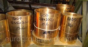 Бронзовая лента БрОФ 0,2х200мм