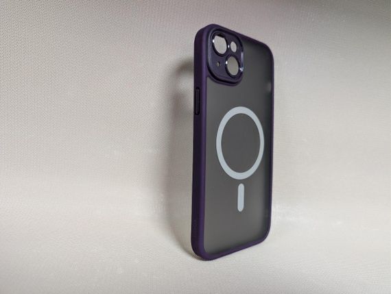 Чохол для iPhone 14 Plus / Айфон 14 Плюс, Rock Guard MagSafe, протиударний, TPU, фіолетовий | Зображення 4