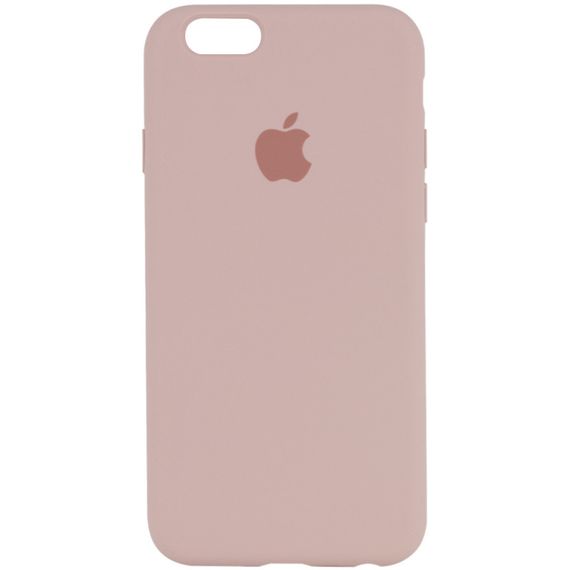 Чехол Silicone Case Full Protective (AA) для Apple iPhone 6/6s (4.7") Розовый / Pink Sand