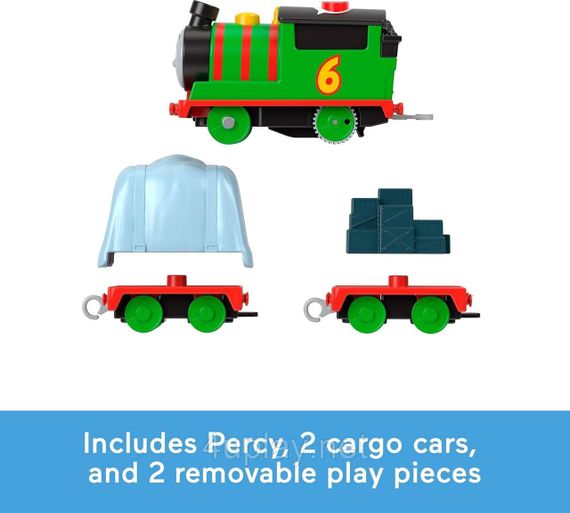 Паровозик Томас і друзі Моторизований поїзд Персі, що розмовляє, Thomas & Friends Motorized Train Talking Percy Engine | Зображення 2