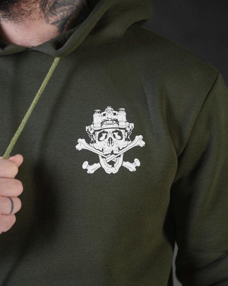 Худі CELEO на флісі олива diner ВТ3889 | Зображення 6