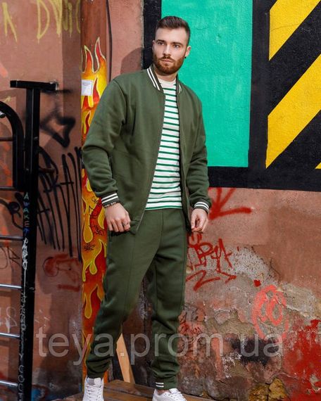 Спортивный костюм цвет хаки размеры 3XL, S, XL, XXL, M, L FI_004612 | Зображення 1