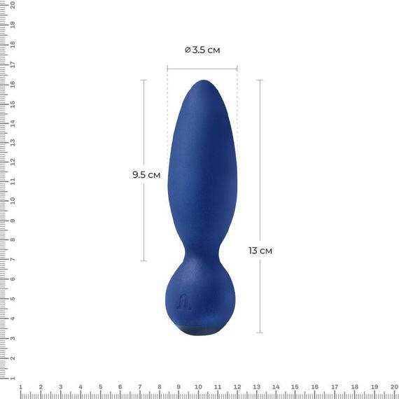 Анальна вібропробка Adrien Lastic Little Rocket макс. діаметр 3,5 см, soft-touch | Зображення 1