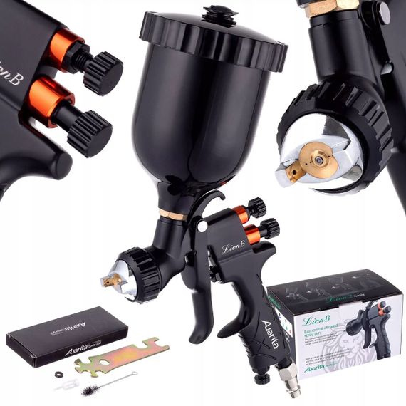 Фарбопульт пневматичний LVMP верх.п/б 600 мл, 1,4 мм AUARITA LION-B-1.4LM | Зображення 3