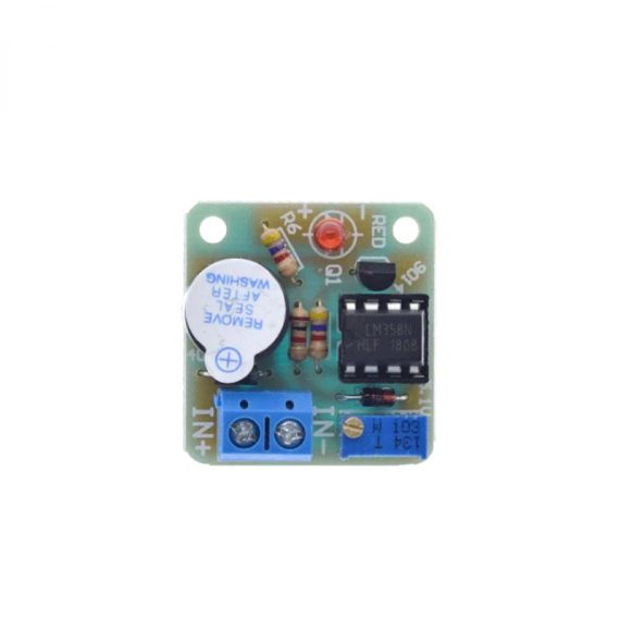 Сигнализатор разряда аккумулятора LM358 12В Модуль | Зображення 1