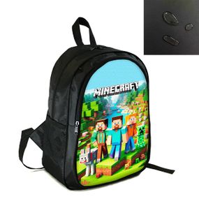 Рюкзак міський/шкільний 38×28см з принтом Minecraft Кріпер дитячий, підлітковий, спортивний (4190)