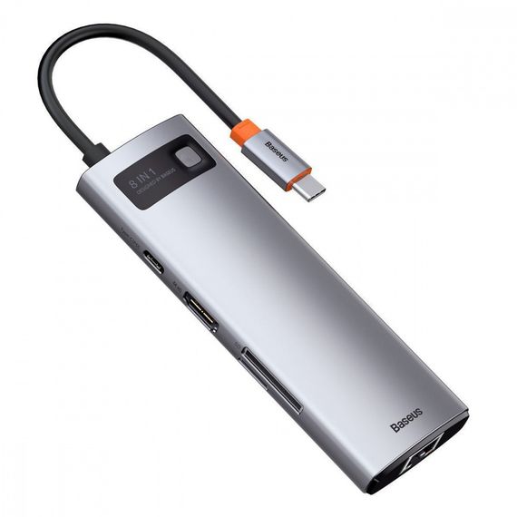 USB-Хаб Baseus Metal Gleam Series 8-in-1 Type-C | Зображення 9