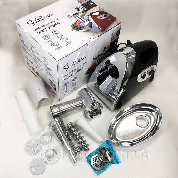 Легка у використанні м'ясорубка SMG-5420B 1800 Вт, М'ясорубка автомат 'ясорубка-соковижималка ME-25 | Зображення 6