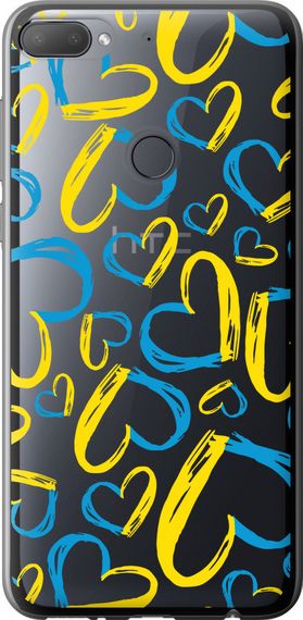 Чехол на HTC Desire 12 Plus Сердца UA "5292u-1485-17620"
