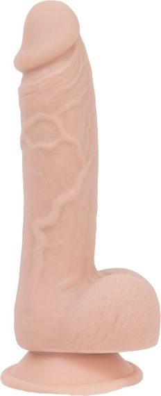 Реалистичный фаллоимитатор на присоске ADDICTION — Mark 7,5″ Dildo With Balls, Beige | Зображення 1