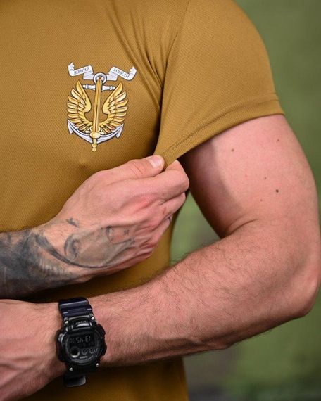 Тактична потоотводна футболка вірний кайот ПП7718 | Зображення 4