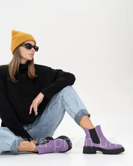 Черевики маломірки колір бузковий розміри 37, 36, 38, 39, 40, 41 FI_008733 | Зображення 1