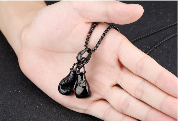 Брелок - Боксерская перчатка на ключи Black | Зображення 1