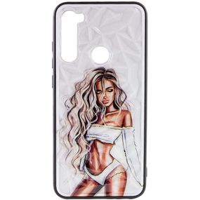 TPU+PC чехол Prisma Ladies для Xiaomi Redmi Note 8 / Note 8 2021 TPU+PC, White
