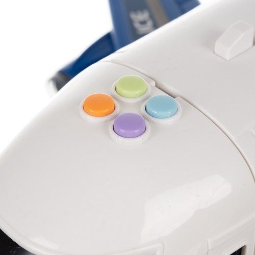 Складаний іграшковий поліцейський літак з паркуванням, краном та металевими машинками | Зображення 6