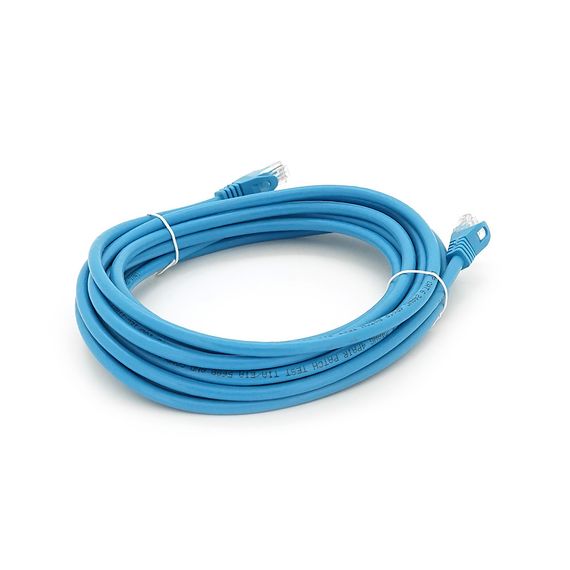 Патч-корд литой RITAR,UTP,RJ45,Cat.6.5m,синий,Cu (медь) Q150 | Зображення 1