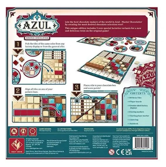 Настольная игра Azul Master Chocolatier (Азул. Мастер-шоколатье) En | Зображення 1