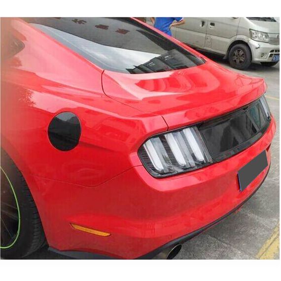 Накладки на задні ліхтарі (2015-2017, Карбон) для Ford Mustang рр | Зображення 2