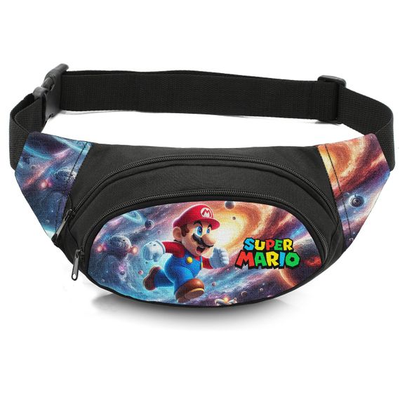 Сумка-бананка детская с принтом Super Mario поясная сумка для мальчика (4558)