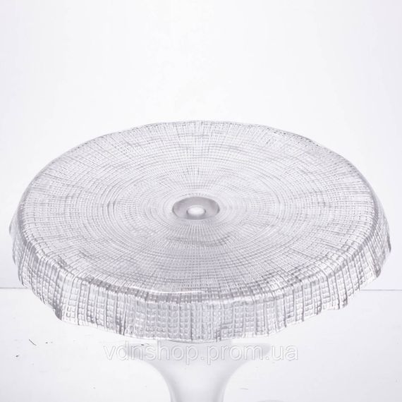 Тортівниця скляна на ніжці прозора Yiwu 64486-54 | Зображення 3