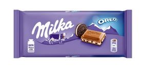 Шоколад молочний із печивом Горіо Milka OREO, 100 г, Швейцарія
