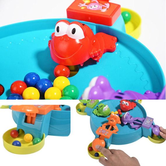 Настільна інтерактивна гра Ummi 707-35 Feeding Frog Game Colorful | Зображення 1
