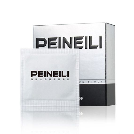 Салфетки для пролонгации полового акта PEINEILI 12 штук | Зображення 2
