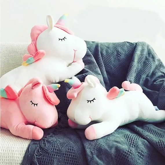 М'яка іграшка єдиноріг-обіймашка, милий чарівний Єдиноріг м'яка іграшка для дітей 40 см | Зображення 3