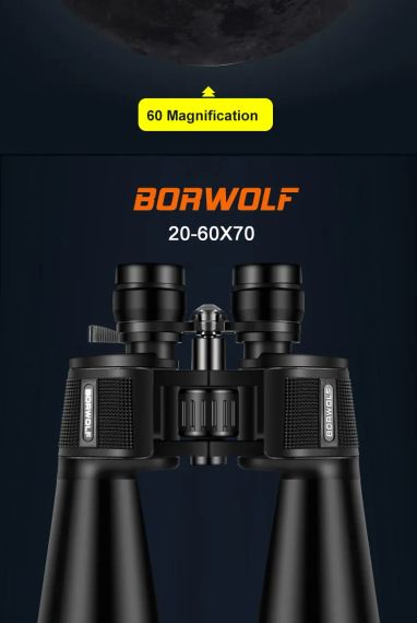Бінокль BORWOLF 20-60X70 з високим збільшенням | Зображення 4