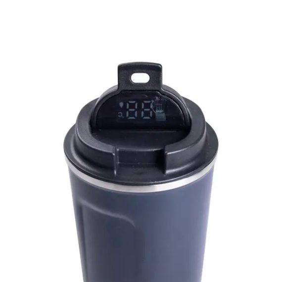 Термокружка Coffee  с датчиком температуры 380 мл синяя HPGM5821BL | Зображення 5