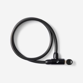Велозамок з ключем 120 спіральний для захисту велоаксесуарів - One Size