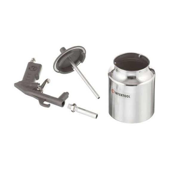 Пневмопистолет пескоструйный Intertool - нижний бак 1000 мл 8bar (PT-0705) | Зображення 5