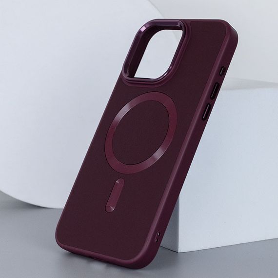Шкіряний чохол Bonbon Leather Metal Style with MagSafe для Apple iPhone 13 Pro (6.1") | Зображення 1