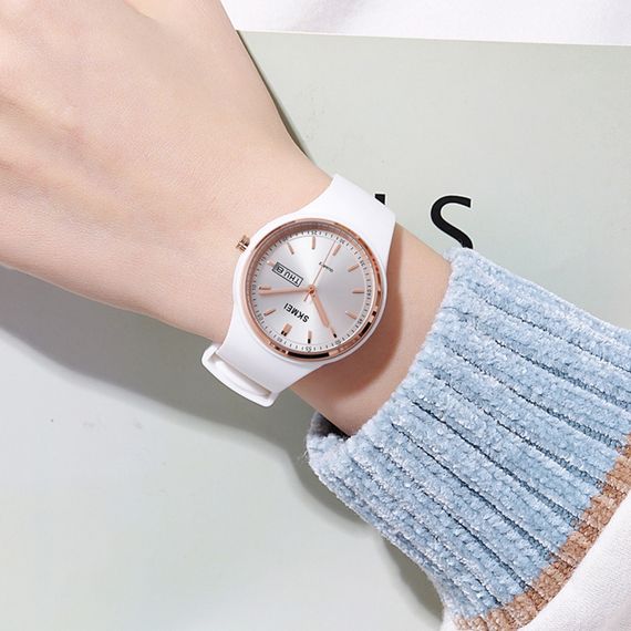 Жіночий годинник Skmei 2057WT White | Зображення 2