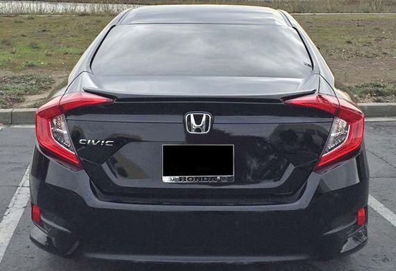 Спойлер DPT (под покраску) для Honda Civic Sedan X 2016-2021 гг | Зображення 2