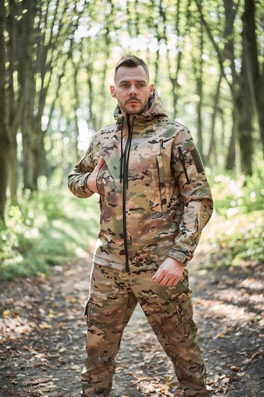 Чоловічий костюм Xtone SOFTSHELL Tiger T3 колір мультикам р.L 442758 | Зображення 5