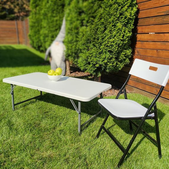 Складний стіл (2 рівня регулювання висоти) 122*61*74см SW-00001606 | Зображення 4