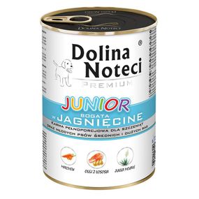 Dolina Noteci Premium Junior 400г для  щенков с ягненком и овощами