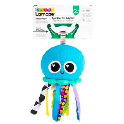 Игрушка на коляску Lamaze Медузка с прорезывателем (L27194) | Зображення 1