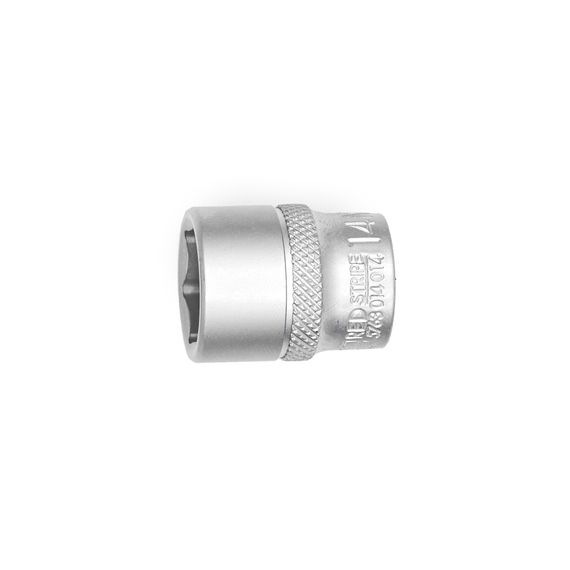 Головка торцева шестигранна, 1/4IN, коротка, SW14, RED STRIPE | Зображення 1