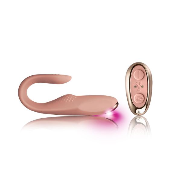 Універсальний вібратор Rocks Off Two-Vibe Pink Sex Aura | Зображення 1