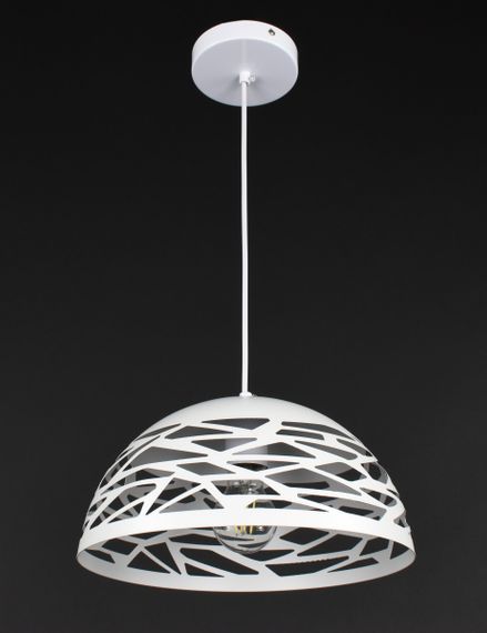 Люстра підвісна на 1 лампочку 27812 Білий 30-180х30х30 см.