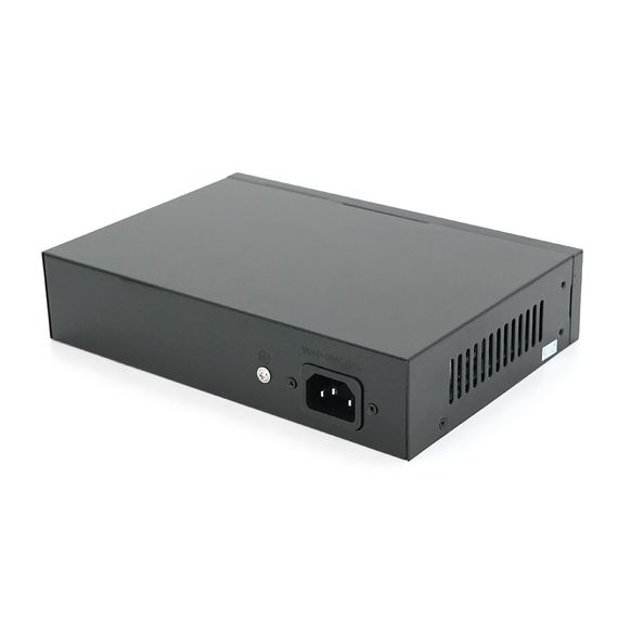 POE комутатор гігабітний Merlion 8 POE 10/100/1000 + 2 RJ45 10/100/1000 вбудований блок живлення 52V 2.3A | Зображення 1