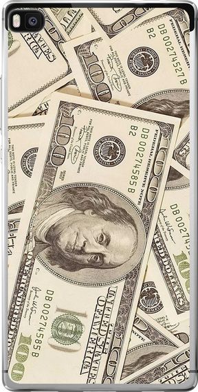 Чехол на Huawei Ascend P8 Доллары "3016u-123-17620"