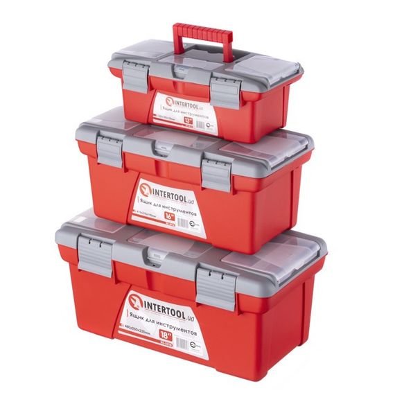 Комплект ящиків для інструменту 3 од. INTERTOOL BX-0403 | Зображення 3