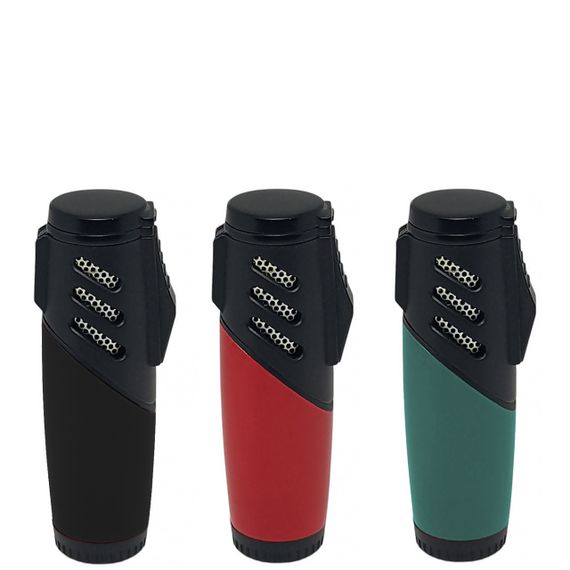 Турбо Зажигалка Три Пламени "Turbo Lighter Red" | Зображення 3