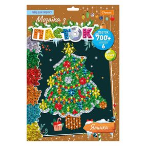Набор для творчества мозаика из пайеток "Елка" НТ-37-01
