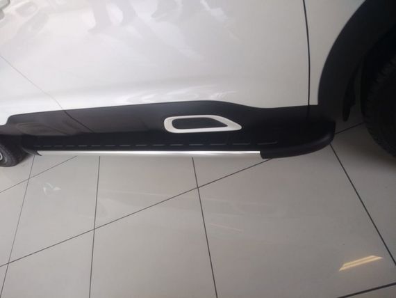 Бокові пороги Duru (2 шт., алюміній) для Citroen C5 Aircross 2017-2024 рр | Зображення 1